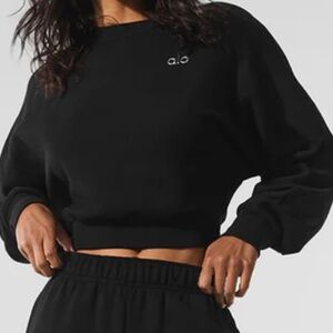 Cropped Accolade Crewneck